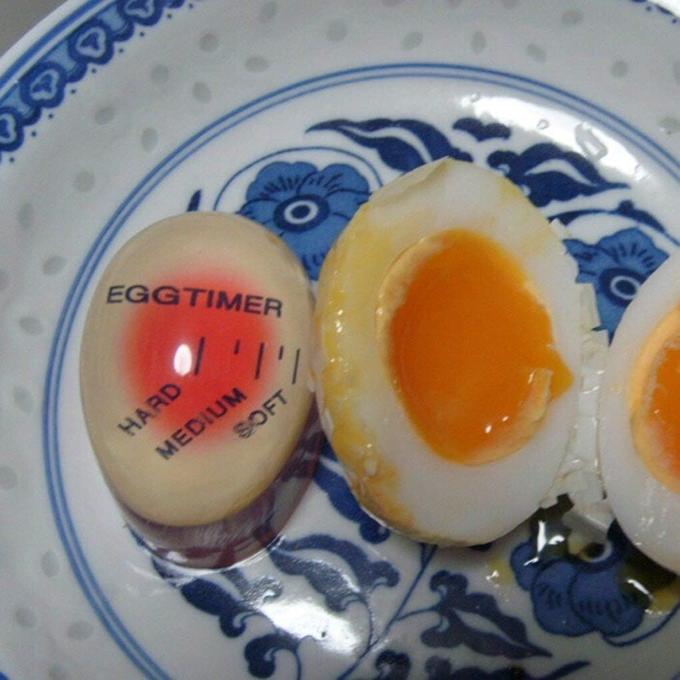 Color Changing Boiled Egg Kitchen Timer, Soft Hard Boiled Eggs Cooking Kitchen Eco-Friendly Resin Egg Timer