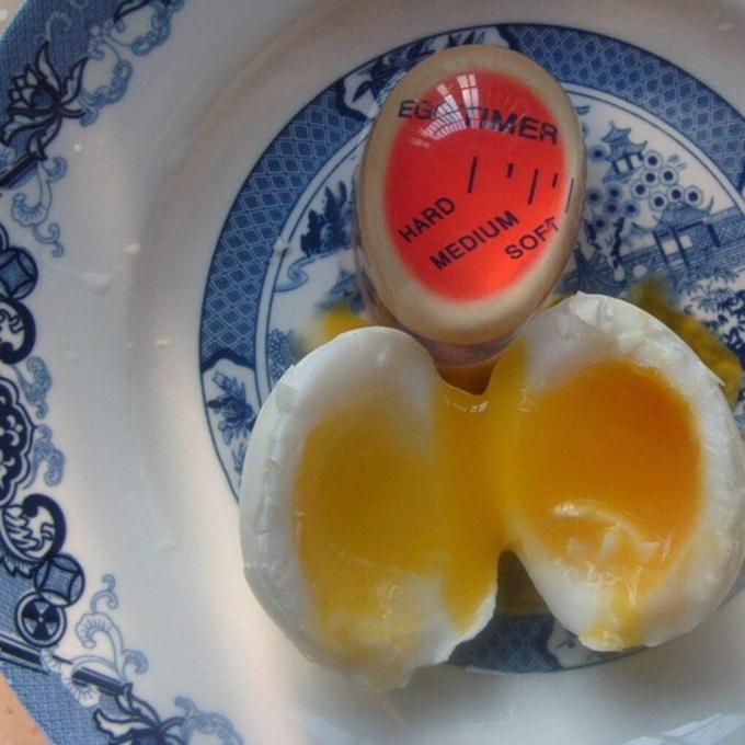 Color Changing Boiled Egg Kitchen Timer, Soft Hard Boiled Eggs Cooking Kitchen Eco-Friendly Resin Egg Timer