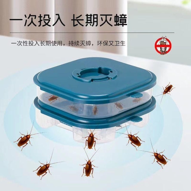 Cockroach Trap Box, Cockroach Insect Catcher, Reusable Cockroach Killer Household Trap, Pesticides for Kitchen Garden