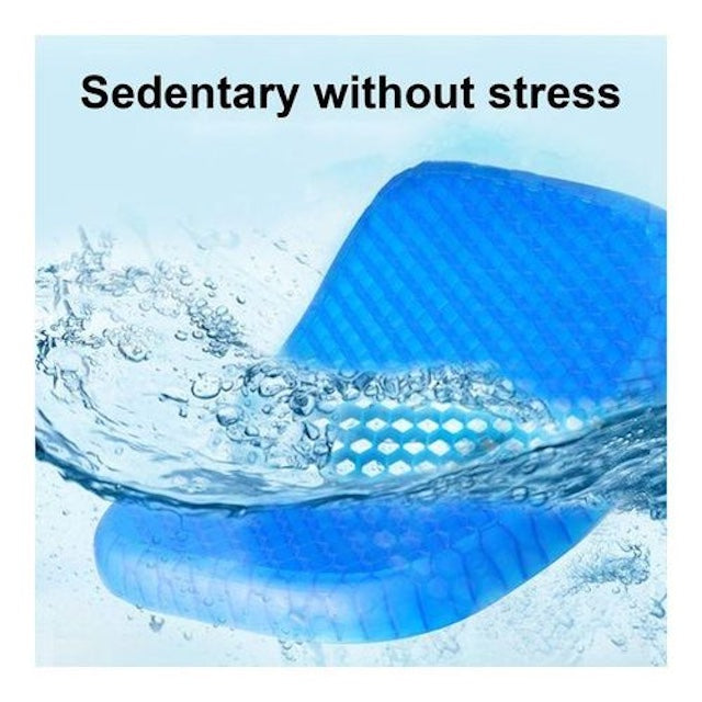 Egg Sitter Support Cushion, Airflow Orthopedic Design Seat Pad, Cooling Grid Honeycombs Sitter Back Support Cushion For Wheelchair, Car, Office