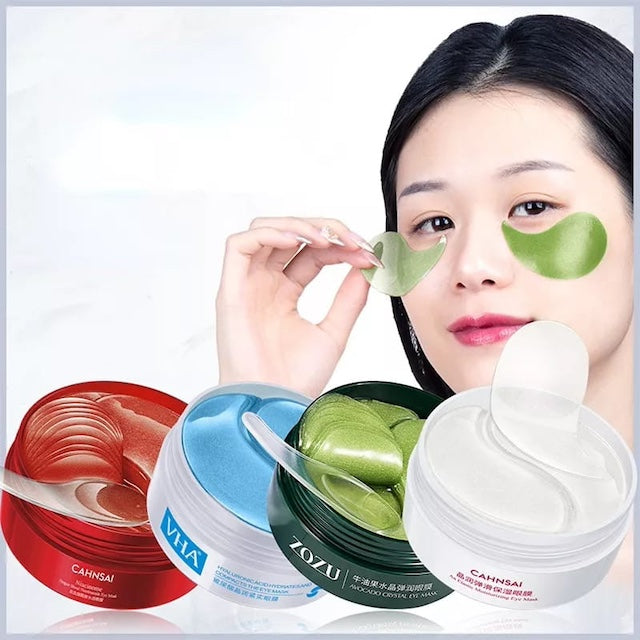 Eye Mask, Under Eye Mask for Dark Circles, Puffy Eye, Eye Bags, Eye Gel Pads, Moisturising Eye Gel Patches - 60 Pieces