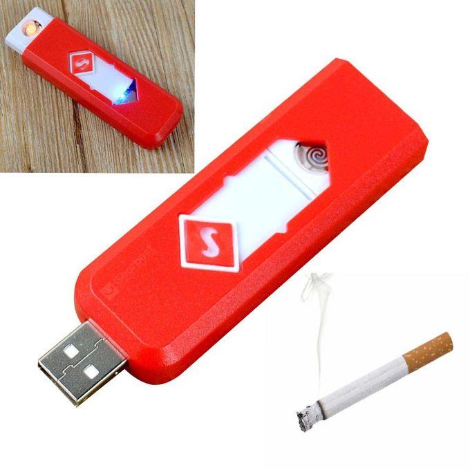 Flameless Cigarette Lighter USB Recharge, Battery Powered Cigarette USB Rechargeable Lighter
