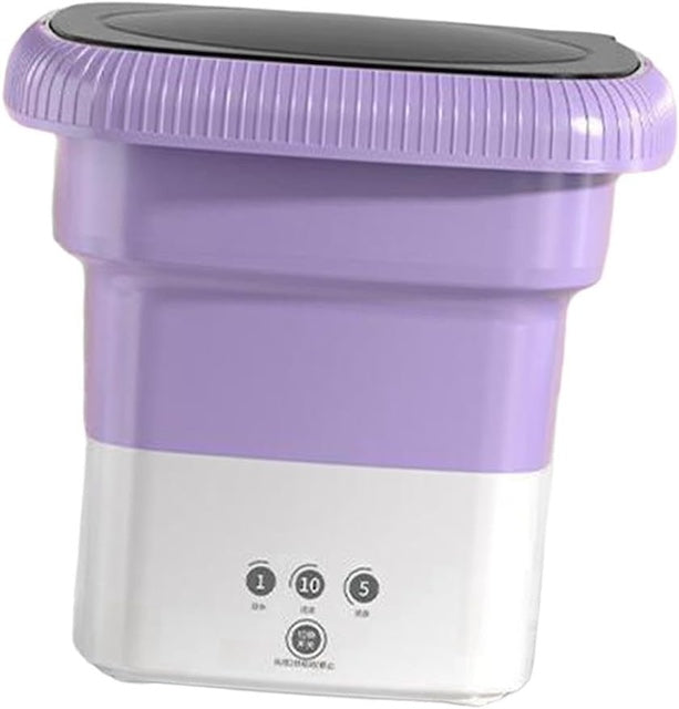 Foldable Washing Machine, Small Multifunctional Reusable Portable Convenient Foldable Clothes Washer