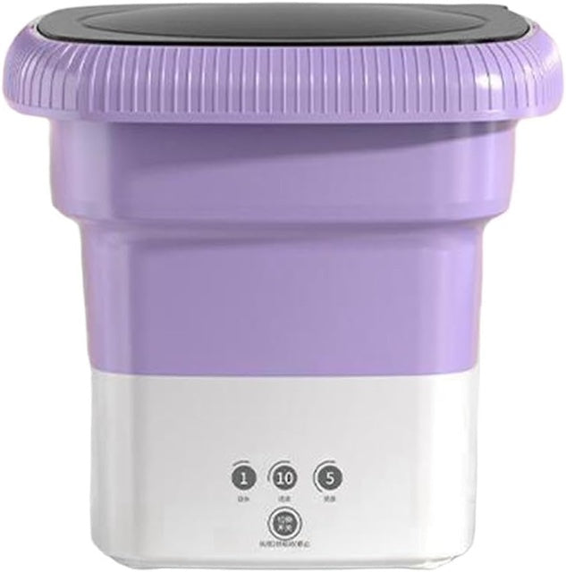 Foldable Washing Machine, Small Multifunctional Reusable Portable Convenient Foldable Clothes Washer