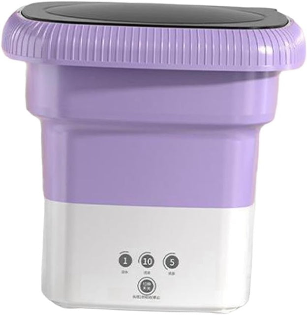 Foldable Washing Machine, Small Multifunctional Reusable Portable Convenient Foldable Clothes Washer