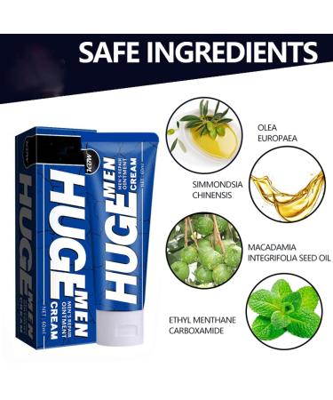 HUGE 60ml Male Men Penis Growth Enlargement Cream Gel, Body Massage Cream Longer and Stronger for Male