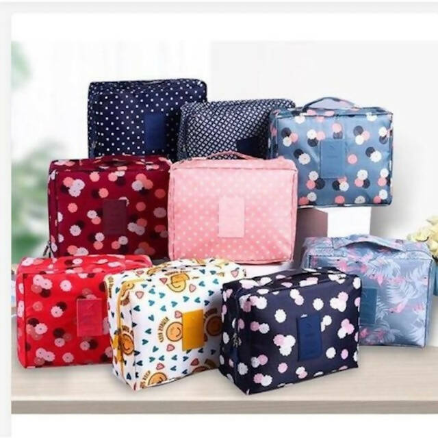 Big Size Make Up Bag Organizer, Multifunction travel Cosmetic Bag Women Toiletries Storage Case