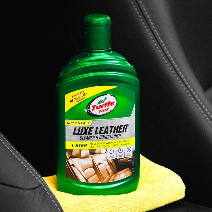 Turtle Wax Luxe Leather Car Seat Restorer, Cleaner & Protector + Super Soft Microfiber Cloth