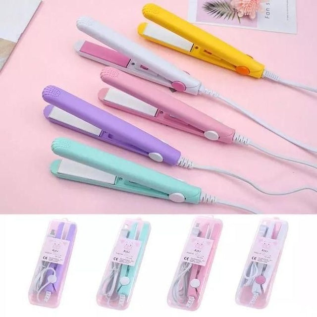 Multipurpose Mini Thermal Bag Sealer, Flat Iron Ceramic Hair Straightener, Portable Iron Fashion Styling Tool