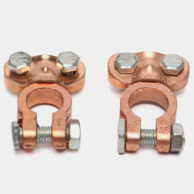 Positive and Negative Battery Connector Terminals, Solid Pole Quick Cl ...