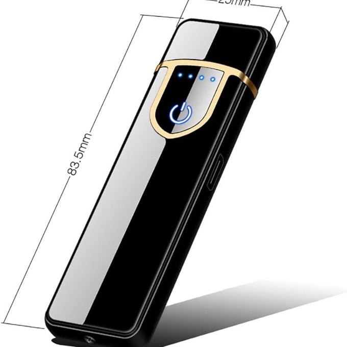 Classic Rechargeable Cigarettes Lighter, Fashionable Windbreaker Induction USB Electronic Smoking, Double-Sided Ignite Electric Lighter