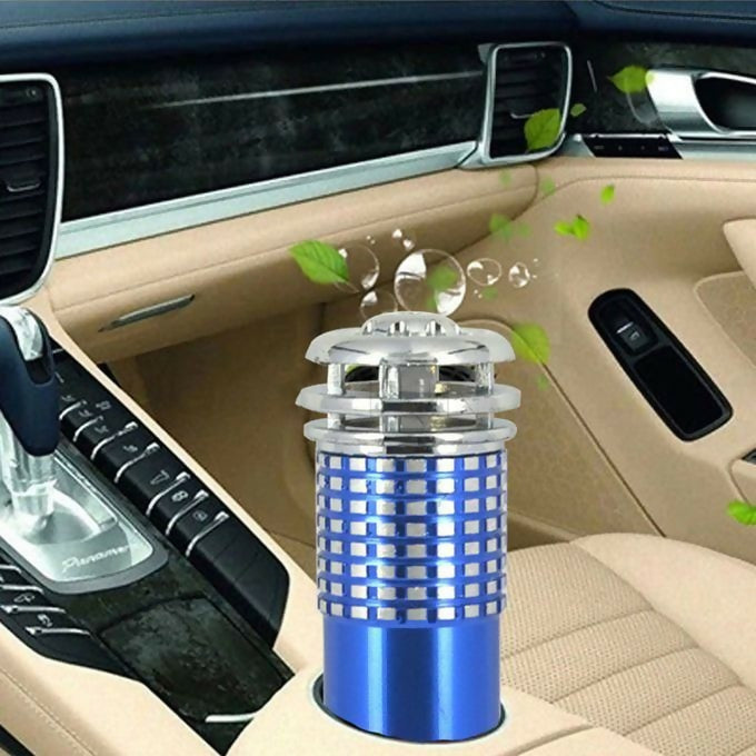Mini Auto Car Fresh Air Ionic Purifier Oxygen Bar Ozone Ionizer Cleaner 12V