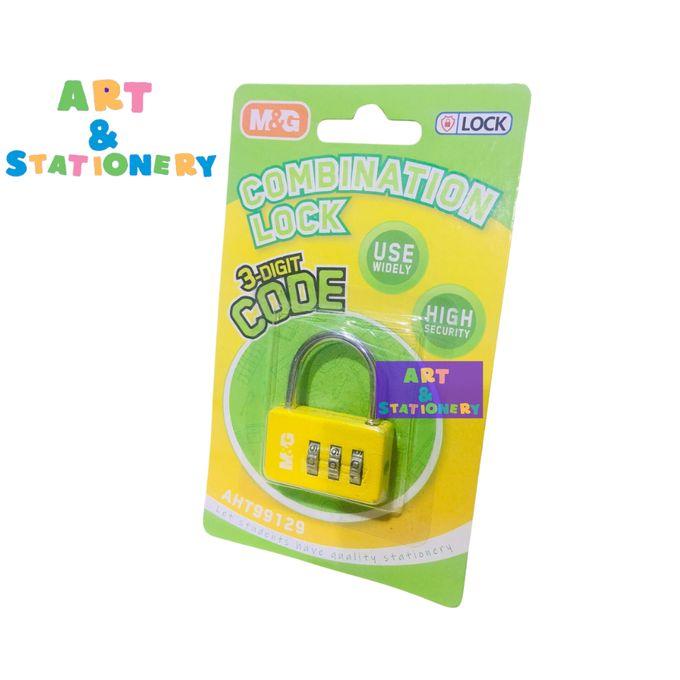 3-Digit Code Combination Lock - Resettable – NairoMarket