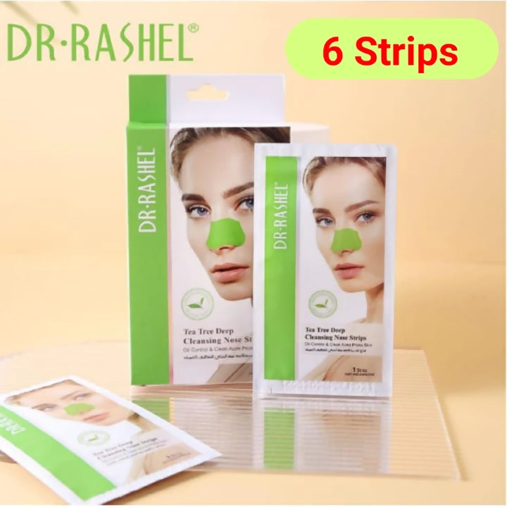 Dr. Rashel 6Pcs pack Tea Tree Deep Cleansing Nose Strips